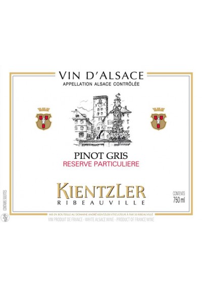 PINOT GRIS RESERVE PARTICULIERE 2018 - 1